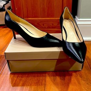 Beautiful black pumps. EUC. Worn once or twice.  2 inches in high.